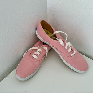 NWOT Keds Women's Pink Canvas Sneakers, 8 Narrow